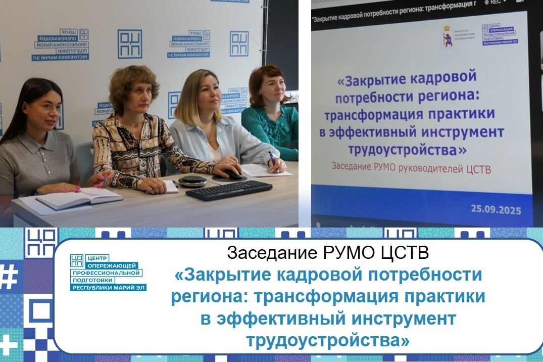 Заседание РУМО: Практика как ключ к закреплению кадров в Марий Эл