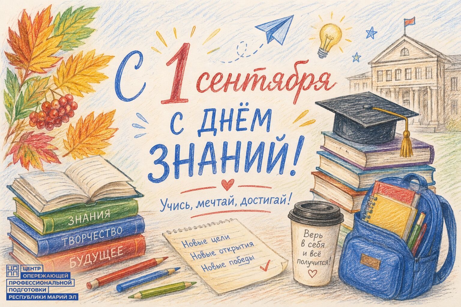 С 1 сентября — с Днём знаний!
